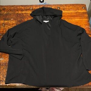 Motherhood Maternity Hooded super soft sweatshirt with deep V